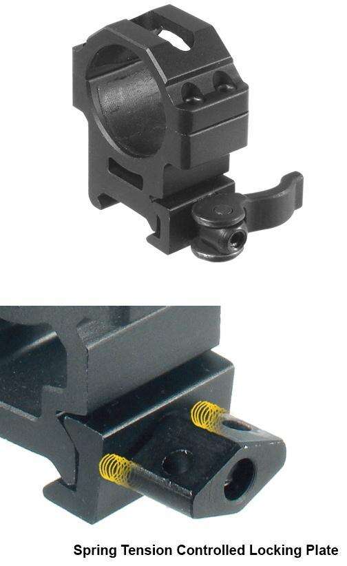 Scope Mounts Leapers Inc.   UTG Ready Series UTG MAX LE QD PIC RINGS 2PC 30MM MED • Model: Ready Series